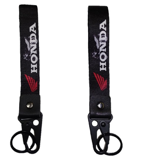 Лента для ключей короткая Honda black