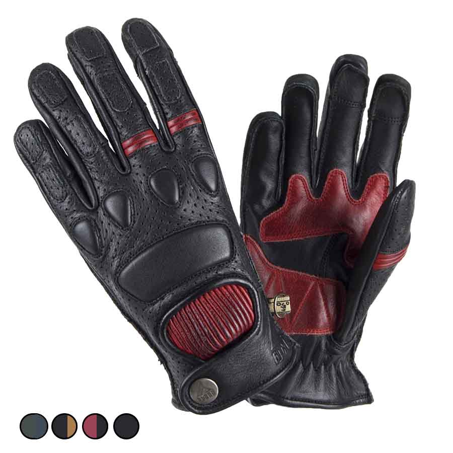 By City Перчатки PILOT black\red
