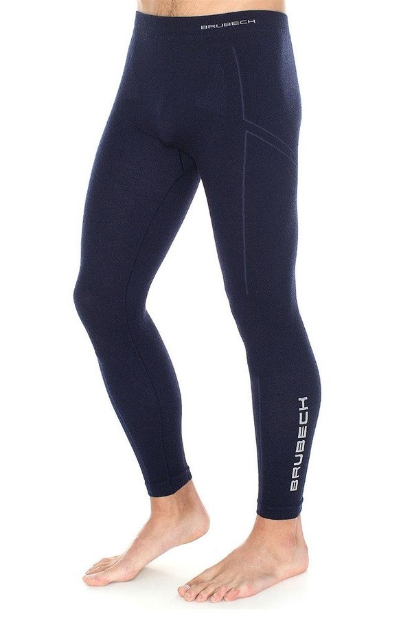 Brubeck Кальсоны EXTREME WOOL dark blue
