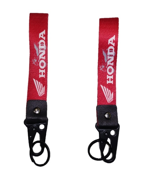 Лента для ключей короткая Honda red