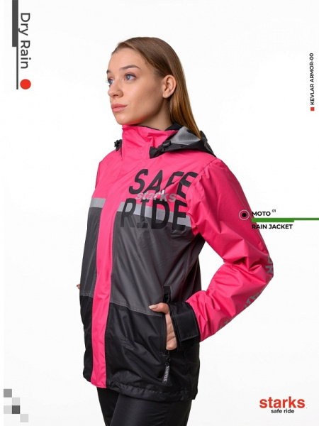 Starks Дождевая куртка DR219 lady pink