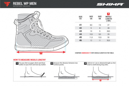 Shima Кеды Rebel WP black