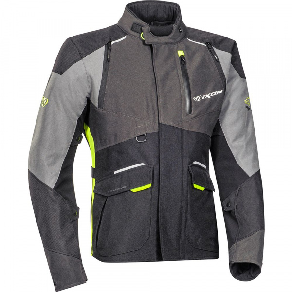 IXON Куртка Balder black/grey/yellow