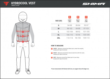 Shima Жилет охлаждающий HYDROCOOL