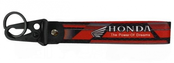 Лента для ключей короткая Honda red moto