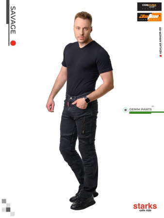 Starks Джинсы Savage Black