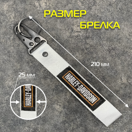 Лента для ключей короткая HD №2 silver