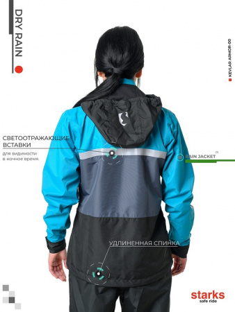 Starks Дождевая куртка DR219 lady blue