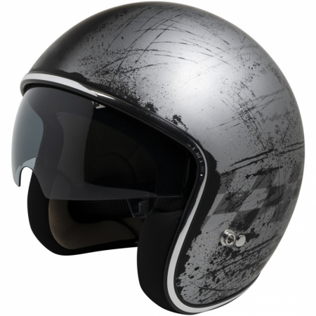 IXS Шлем HX 77 2.5 matt black\grey