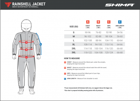 Shima Дождевик Rainshell