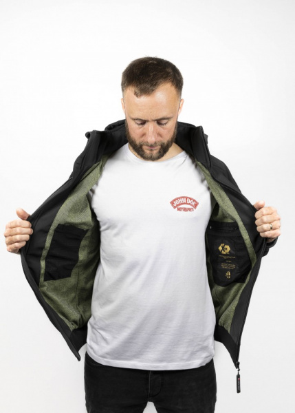 John Doe Куртка Softshell 2 in 1 black