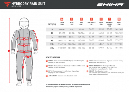 Shima Дождевая куртка Hydrodry+ black